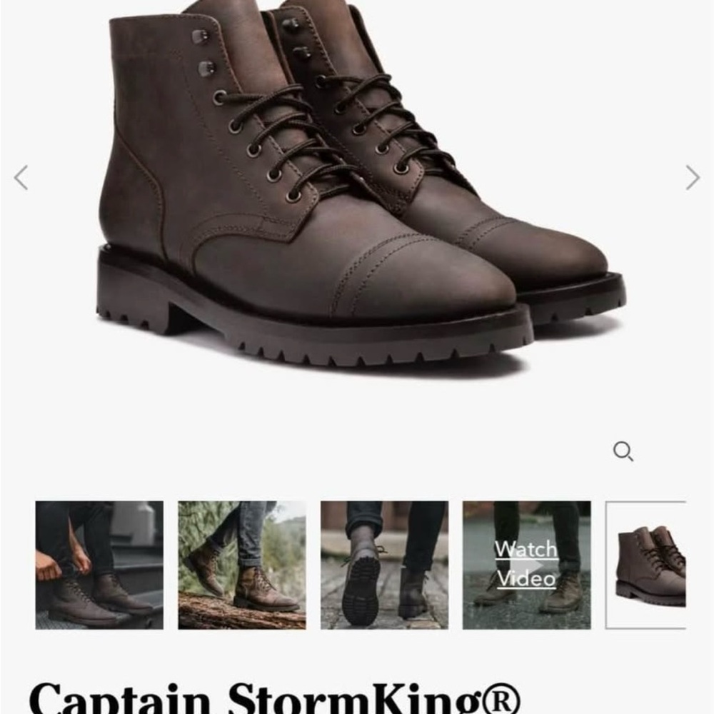 Thursday Boot Company Brown Leather Boots Rugged Style